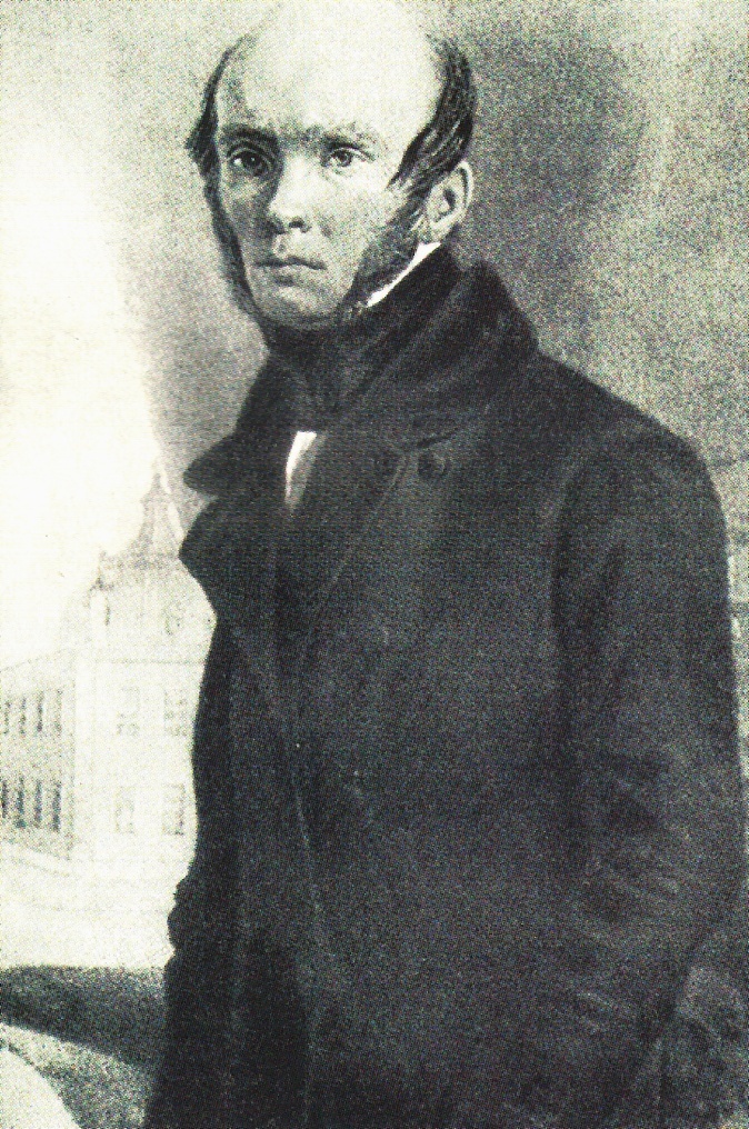 Н.И.Пирогов   после переезда в С.-Петербург (на втором плане – здание Императорской   медико-хирургической академии, профессором которой он являлся).