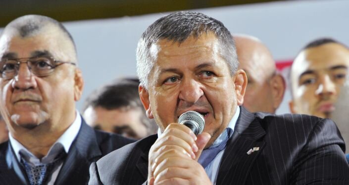 © SPUTNIK / САИД ЦАРНАЕВ"Немного реагирует": менеджер Нурмагомедова рассказал о состоянии его отца