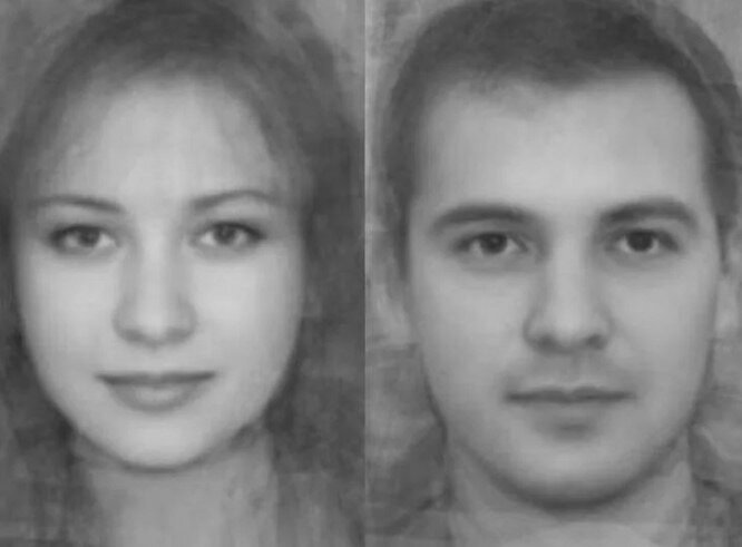 Усреднённые портреты русских
