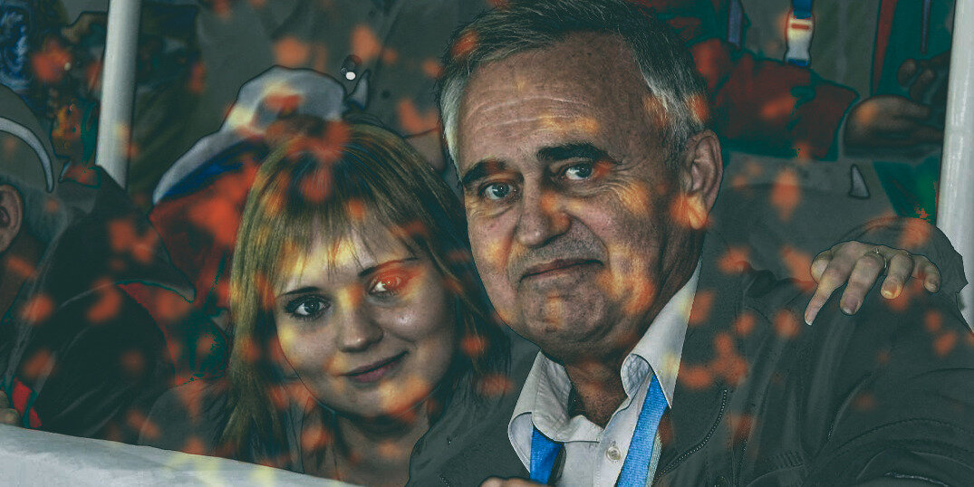 Петр Парпулов с дочерью Юлией