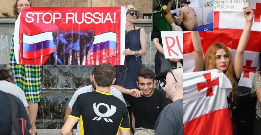 Украинцы обнаглели. Русофобия в Британии. Антироссийские лозунги в Европе. Грузия антироссийские настроения. Грузины ненавидят русских.