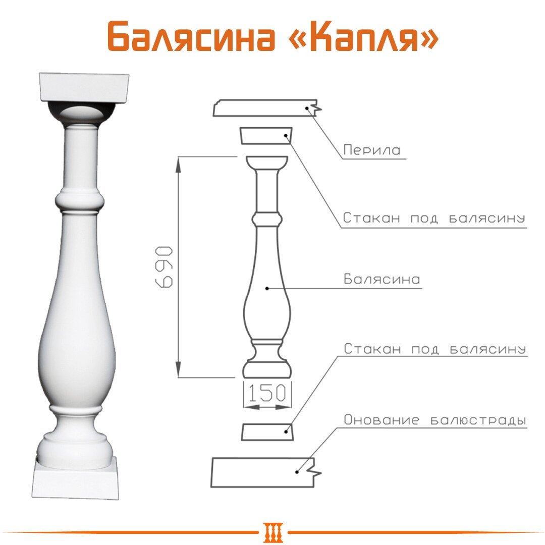 Балясина деревянная чертеж в ДВГ