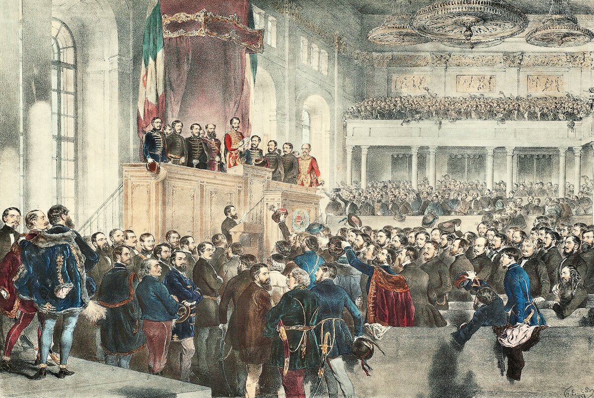 Открытие Государственного собрания Венгрии 5 июня 1848 года. http://wiki-org.ru/wiki/