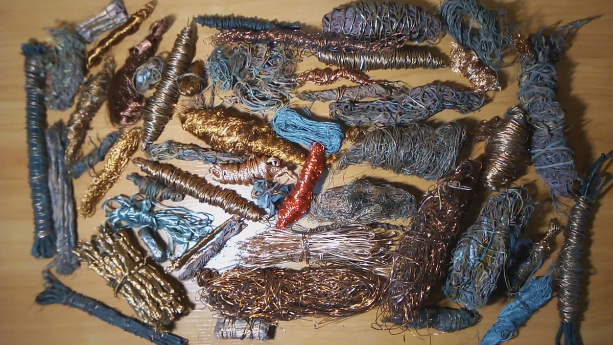 Медь в разложенном состоянии.