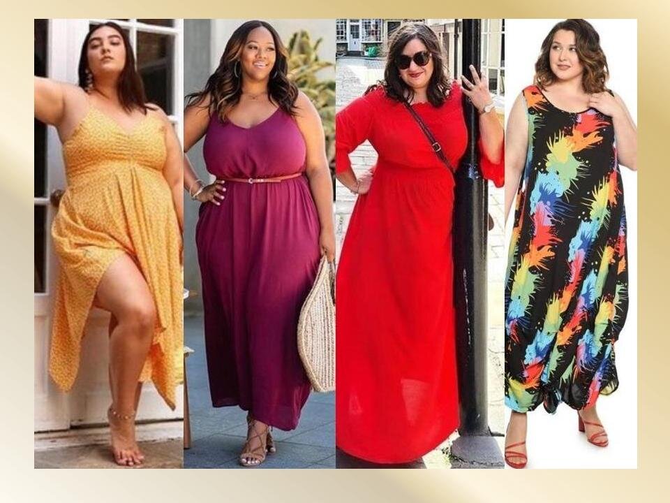 Летние образы для женщин плюс сайз