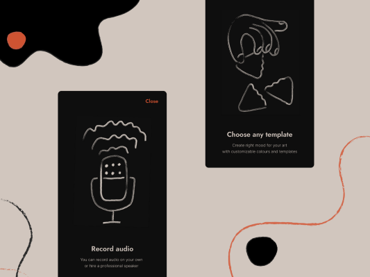 Пример использования линии в качестве визуального элемента. Источник