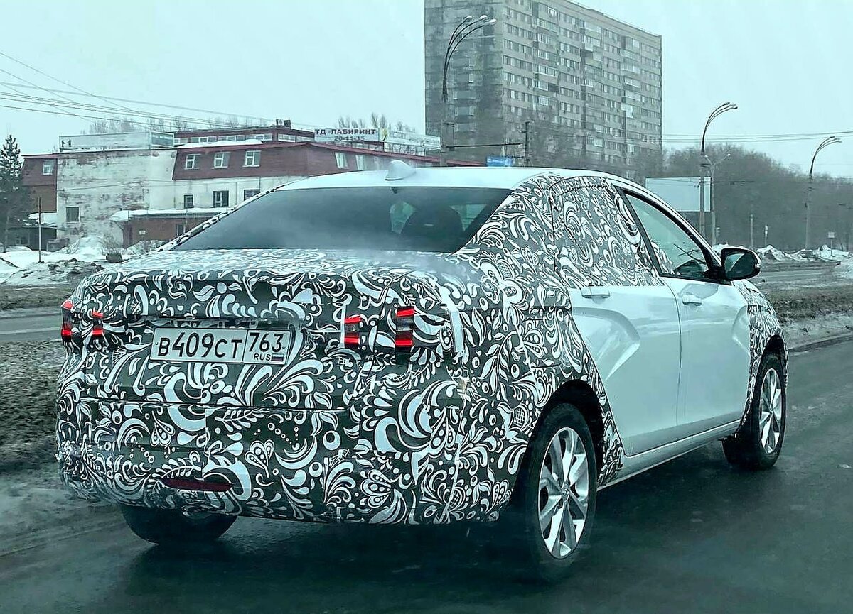 Lada Vesta в кузове седан. 