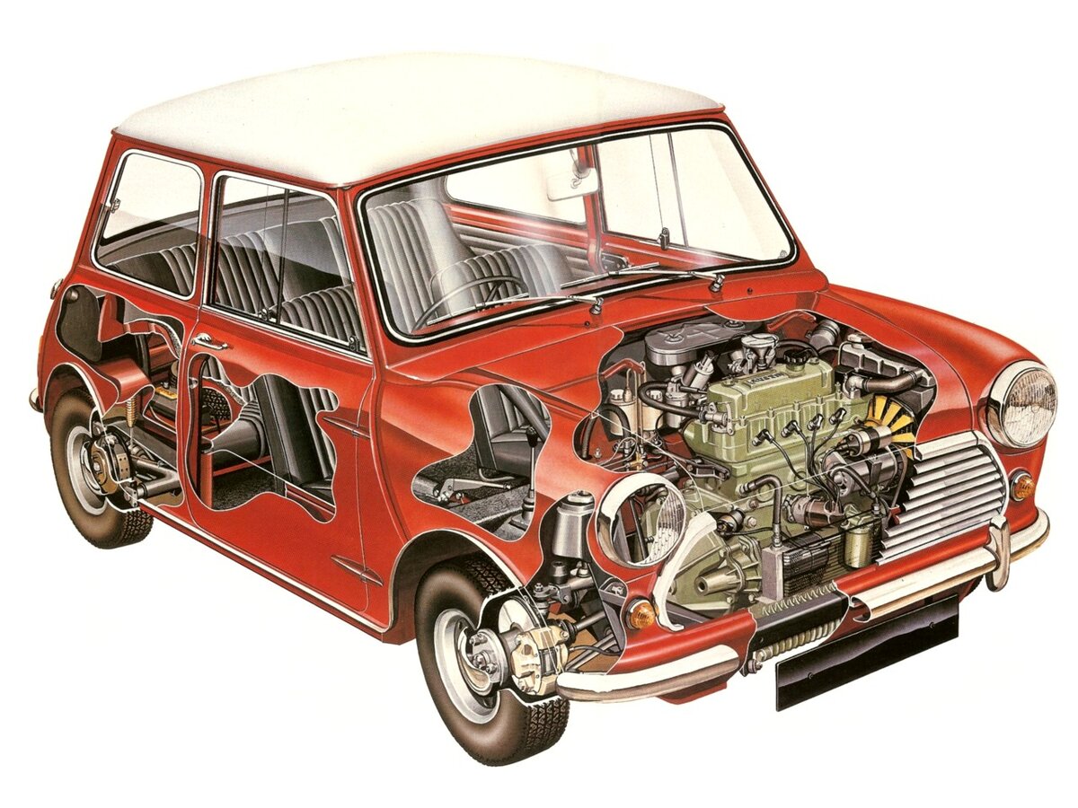 Mini Cooper Cutaway