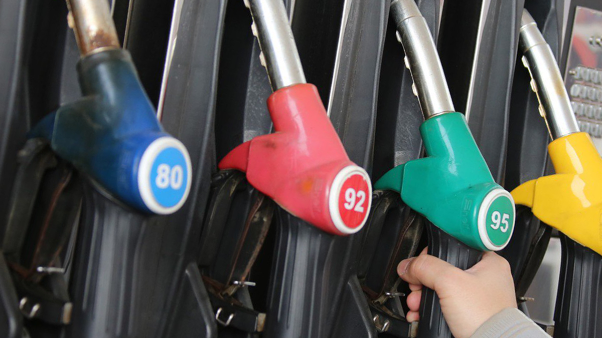 На автозаправке