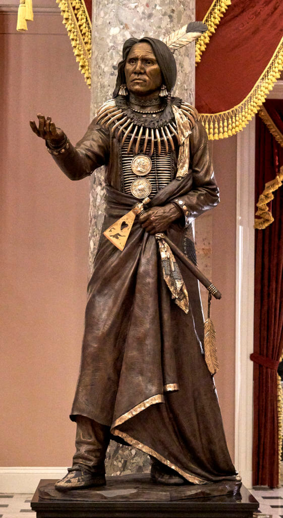 Фото: benjaminvictor.com / Bronze. 9' Tall. National Statuary Hall, United States Capitol Building, Washington, DC.