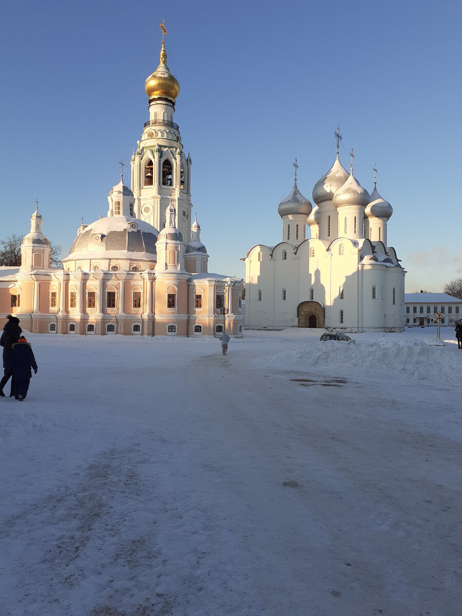 Вот такой морозный день нас встретила Вологда