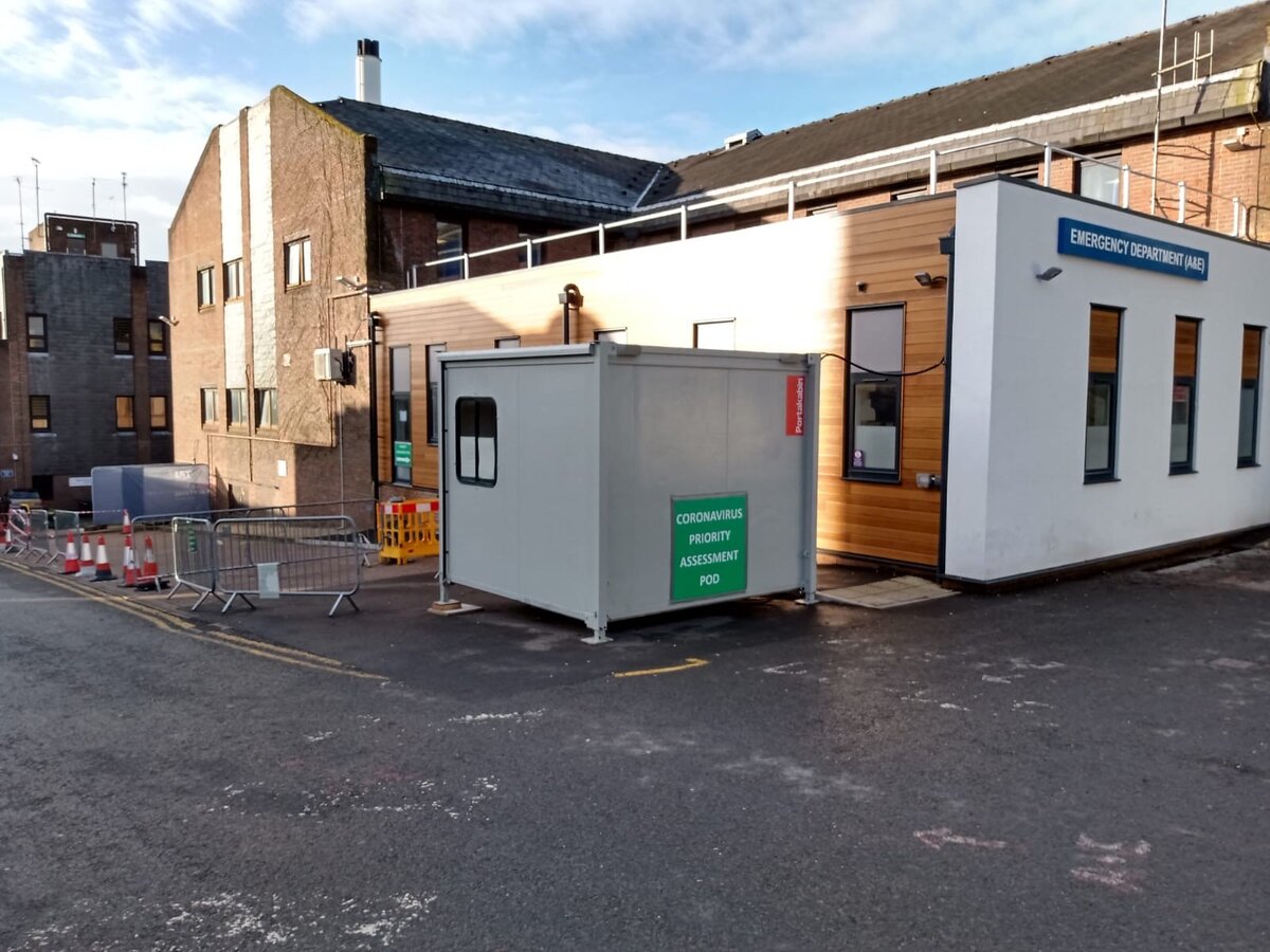 Скорая помощь в Винчестере находится в небольшом здании. Фотография из открытого источника. 