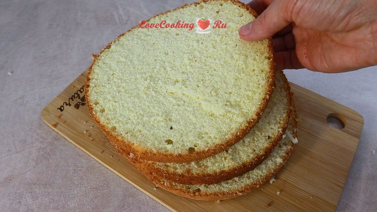 Бисквитный торт Клубника-Базилик | Крем из кефира | LoveCookingRu | Дзен