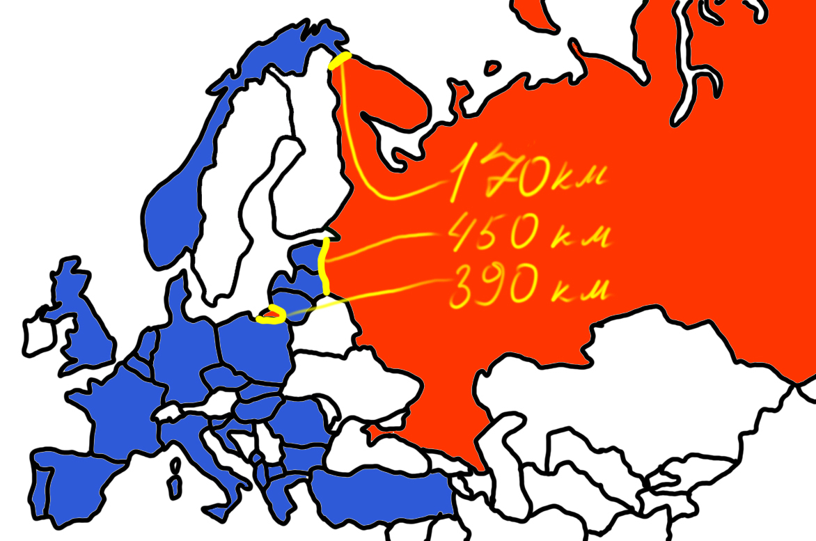Наглядно об опасности вступления в НАТО Финляндии и Швеции для России