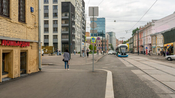    На Ладожской улице в Москве благоустроят пешеходную зону Даниил Шалонников
