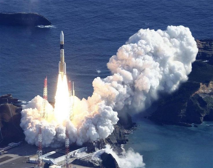 Запуск ракетоносителя H2A Изображение Yomiuri Shimbun