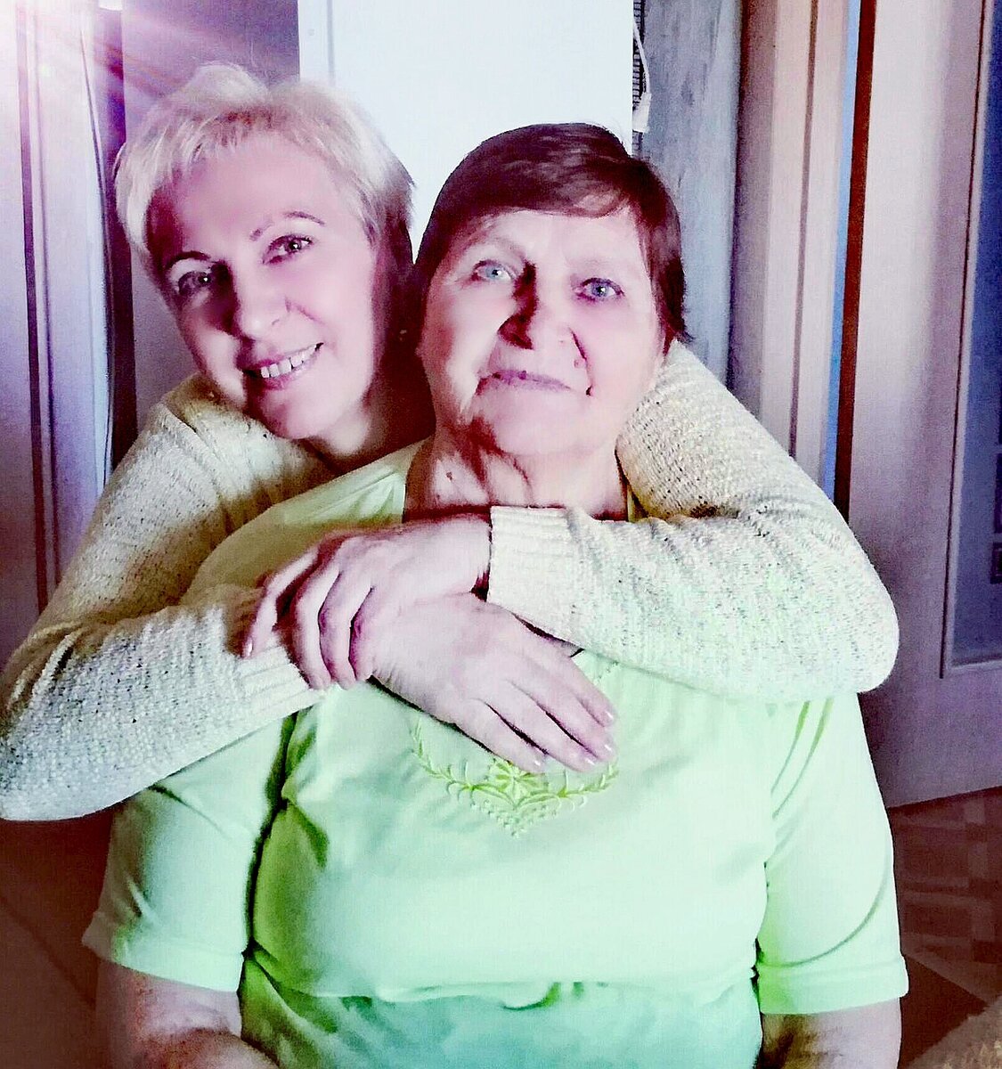 Фото автора. Я и моя мама