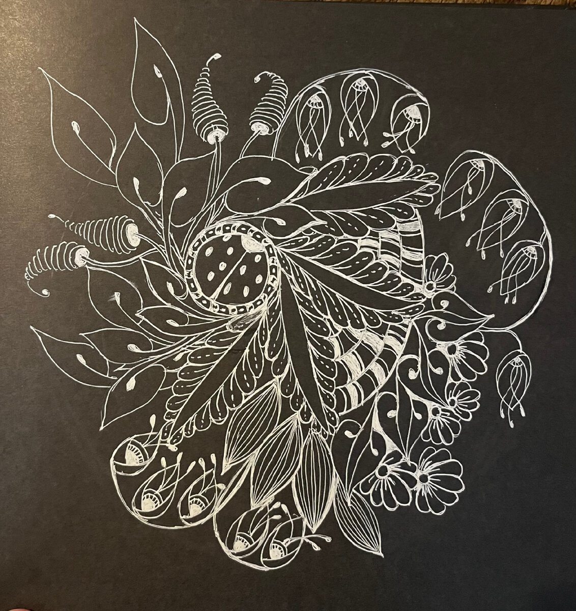 Фото автора. Давно не делилась своими работами по графике. 