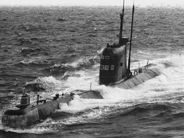 Подлодка Б-59 возле Кубы