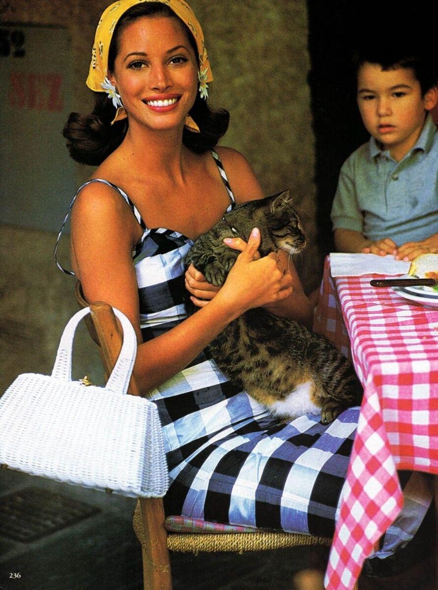 Американская топ-модель Кристи Тарлингтон