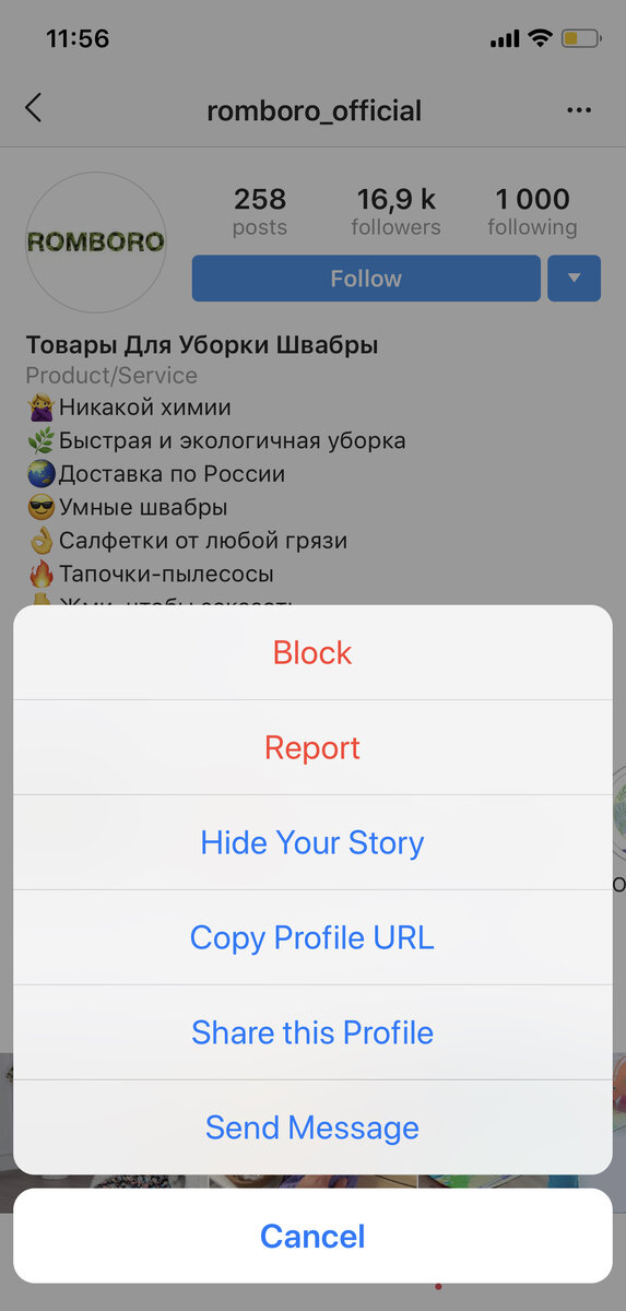 Эти "швабры" зачем-то читают меня. Может быть, хотят купить рекламу. Но автоматически попадут в блок только потому что у них аж 1000 подписок. Это печально.