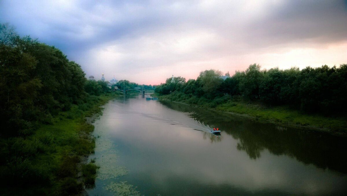 Набережная реки Вологды до реконструкции
