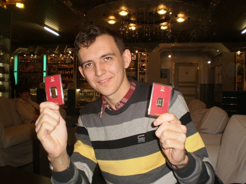Заработал золото:))