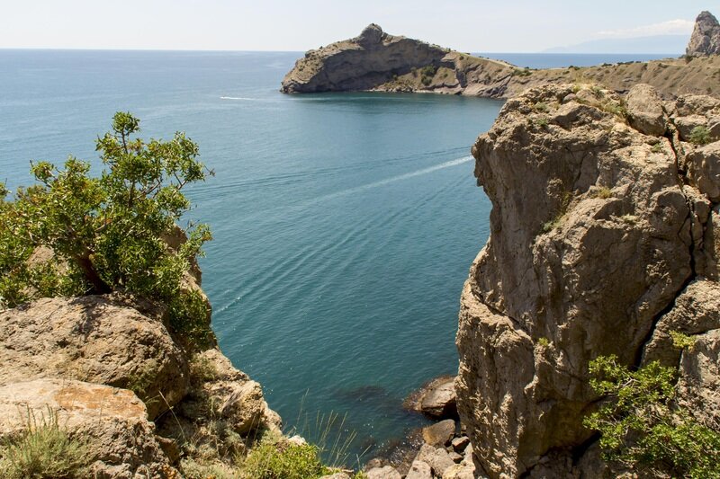 Крым. Черное море. Мыс Капчик