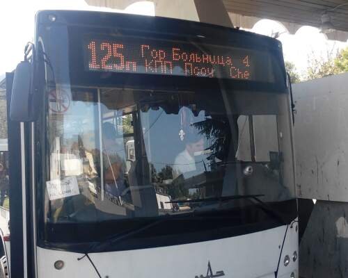 Автобус №125П  тоже домчит до границы