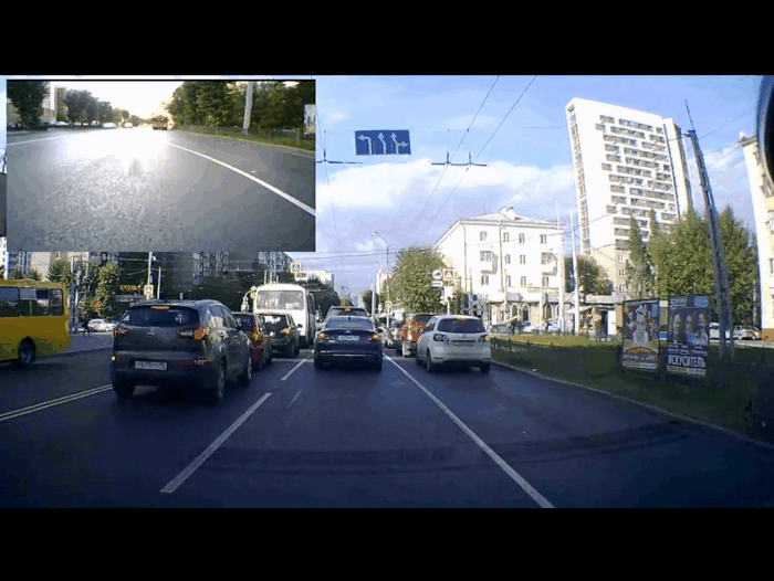 Кадры с регистратора