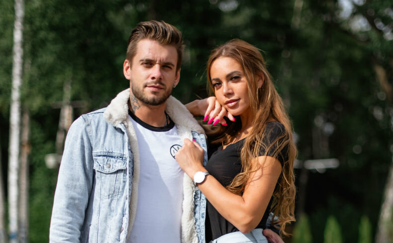 Женя Ромашов и Юля Белая 
Фото: Архив Dom2Life.ru