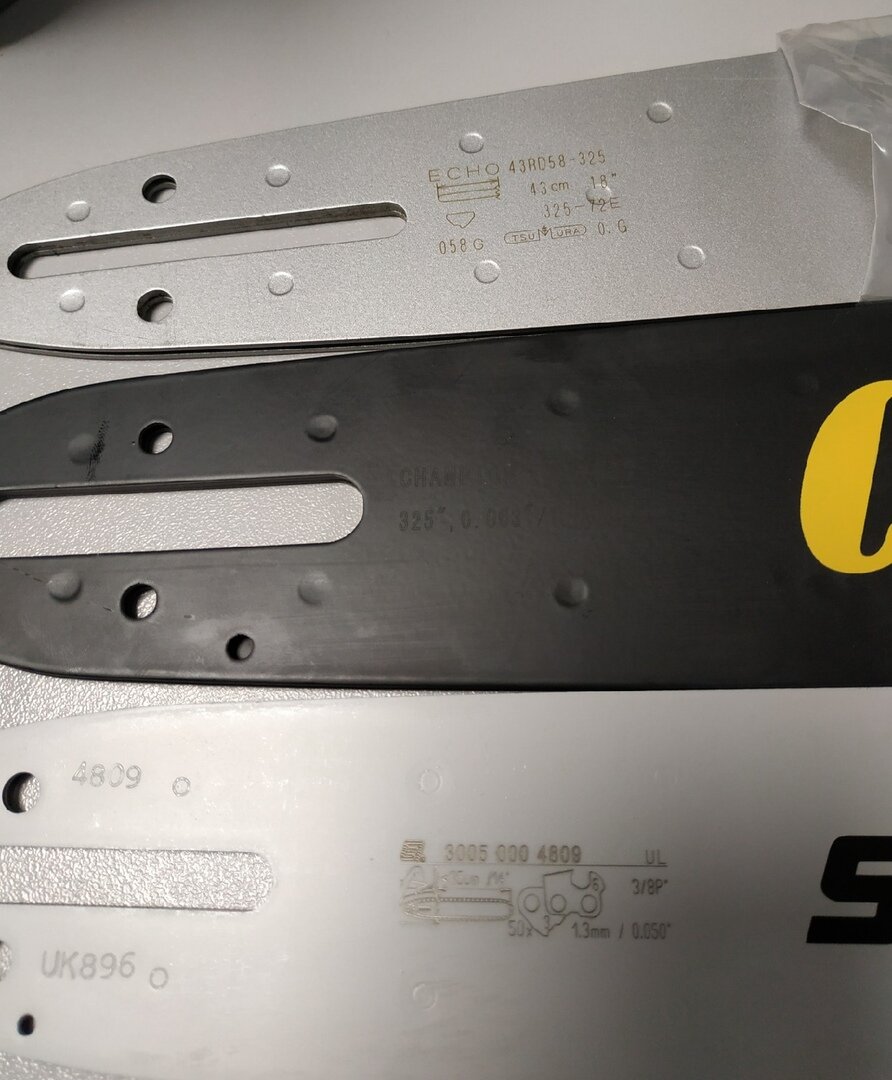 Маркировка шины(пильного полотна)