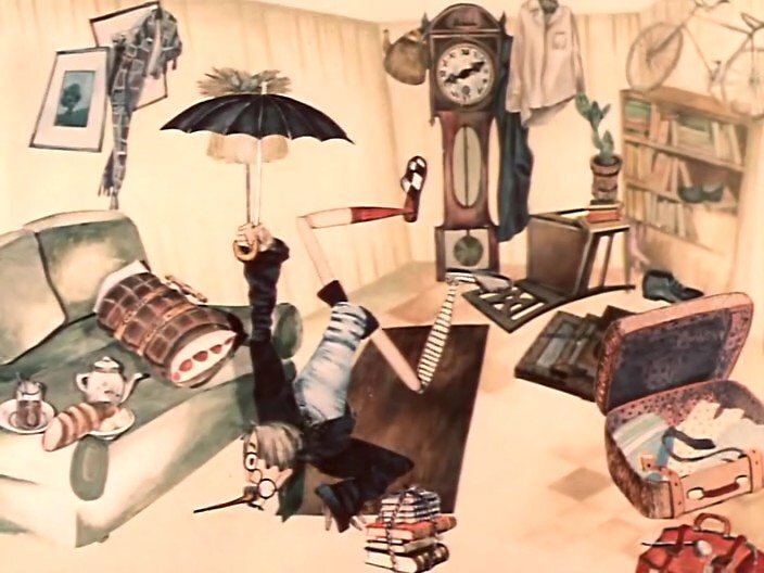 Вот какой рассеянный. С.Маршак. Источник: Я.Картинки.