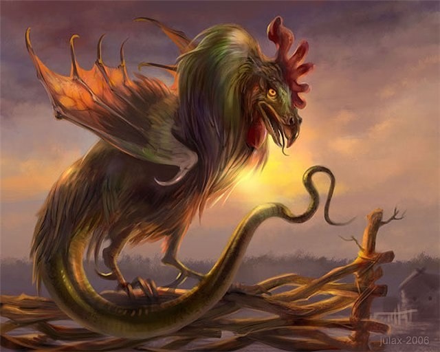 Василиск. Иллюстрация Юлии Алексеевной