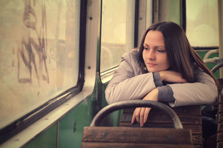Девушка в маршрутке