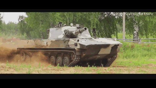 Cамоходная противотанковая пушка СПТП 2С25 «Спрут-СД. По материалам: https://www.youtube.com/watch?v=q53uNu2l0og