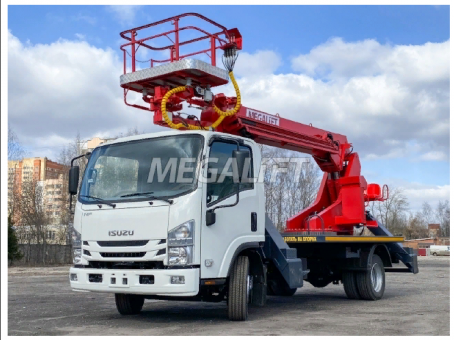 «Мега Драйв» представил новую автовышку Isuzu