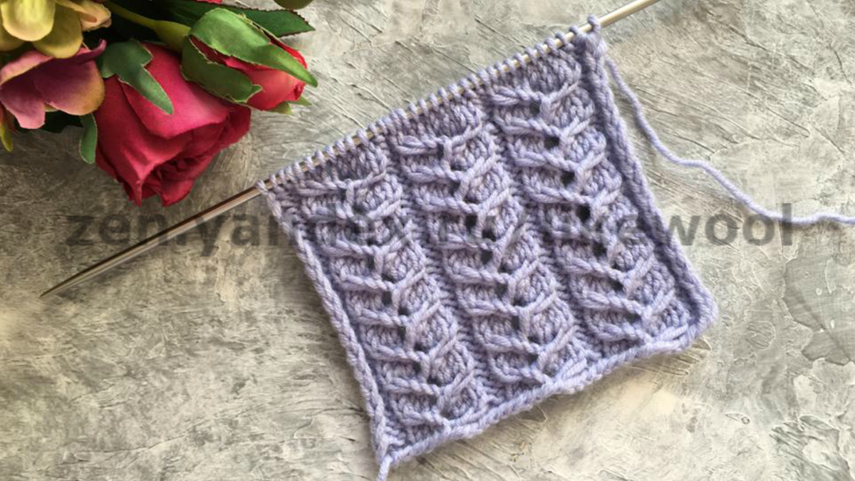 узор с лицевой стороны