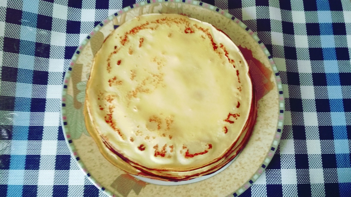 Фото автора, тонкие блины на молоке, рецепт с фото