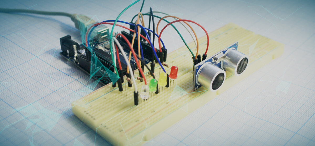 Ультразвуковой датчик расстояния hc-sr04