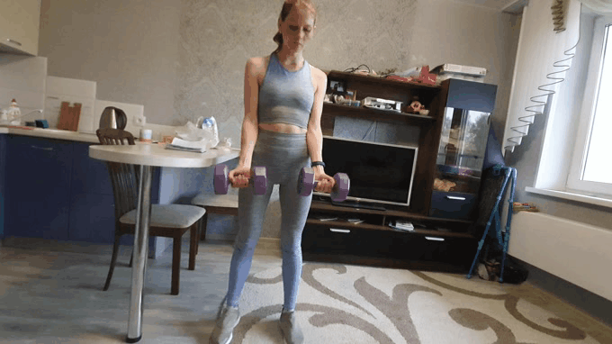 Качаем бицепс.