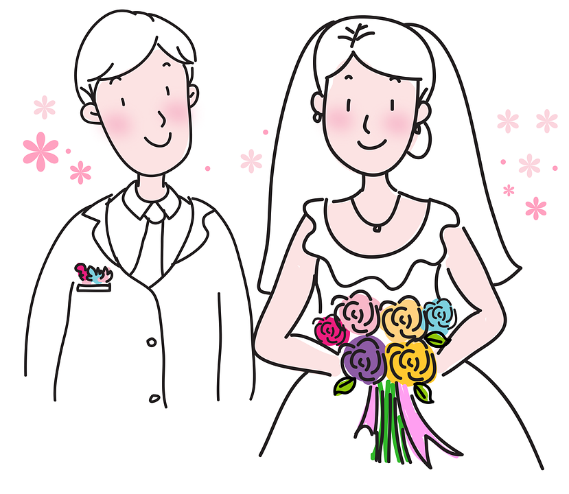 https://pixabay.com/illustrations/bride-and-groom-marriage-wedding-2145374/
