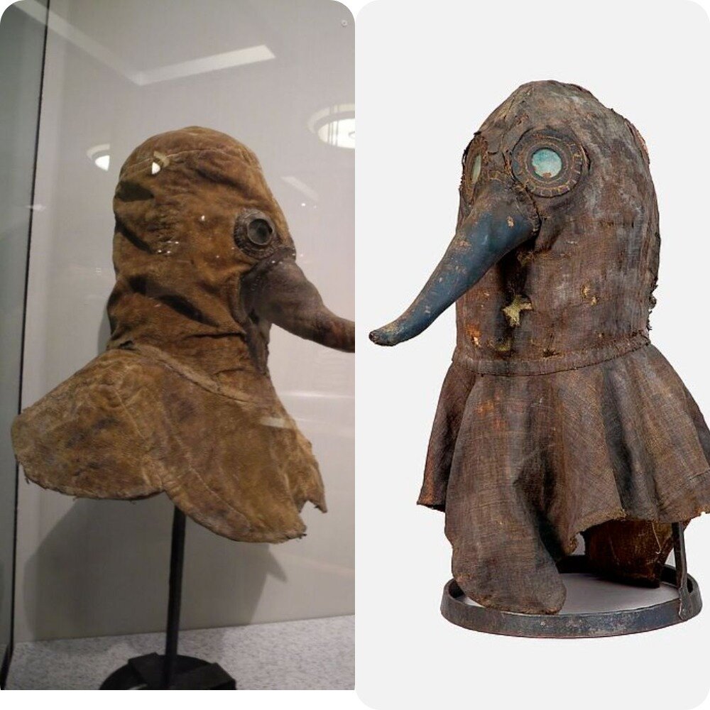 Подлинная маска от чумы. 