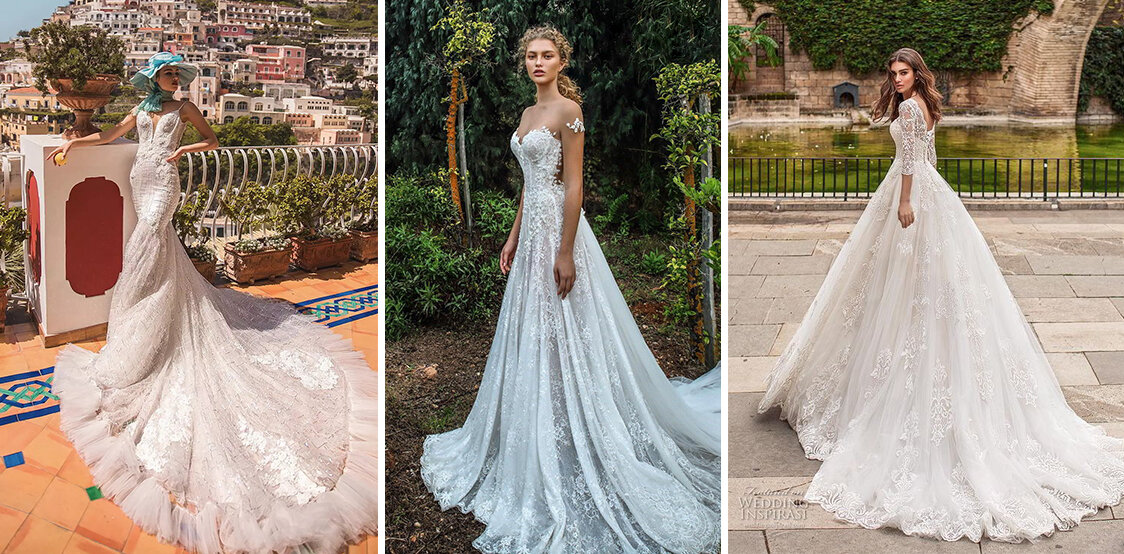 Пышные свадебные плятья