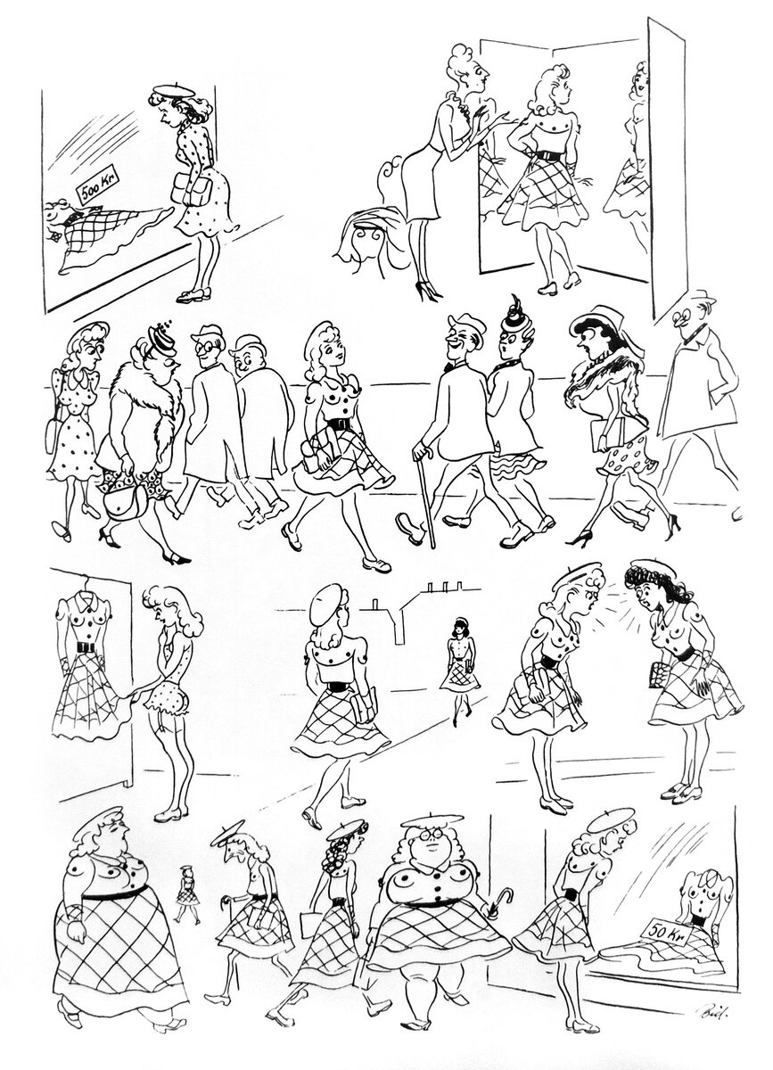 Херлуф Бидструп "Модельное платье"