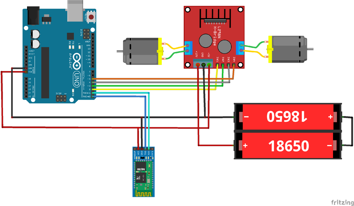 Робот на Arduino, управляемый по Bluetooth со смартфона | Электроника,  Arduino и IT | Дзен