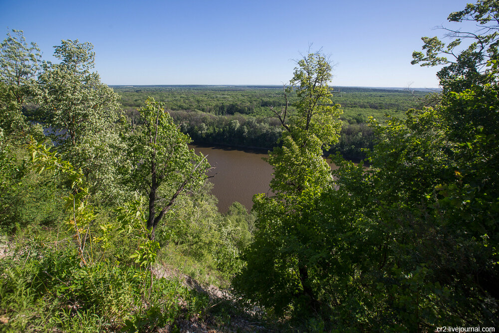 Река Дон у Белогорского пещерного монастыря. Воронежская область. Фото автора статьи