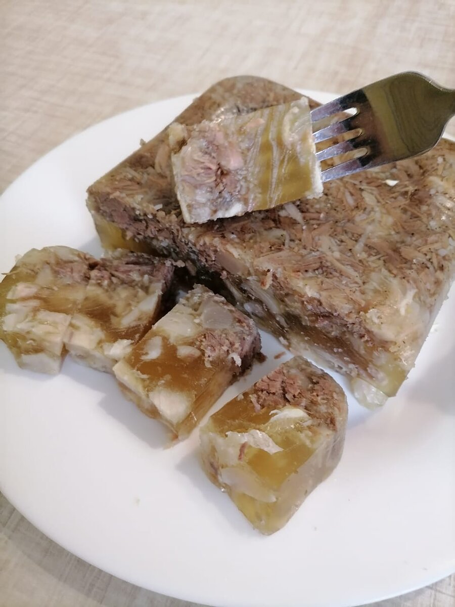 Прозрачный холодец