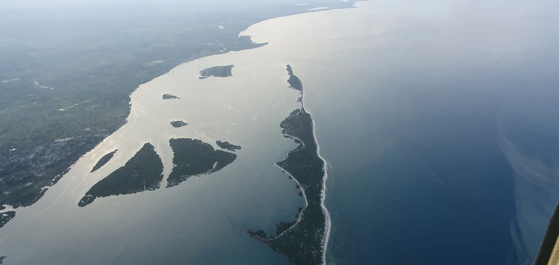 Вид с самолёта. Танзания и острова 