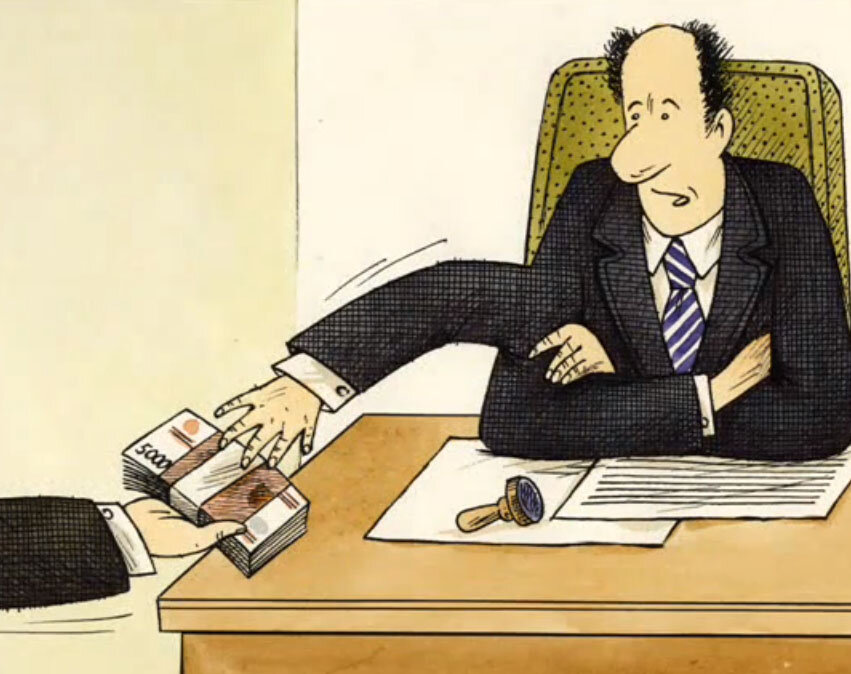 Напоминаю, что согласно 290 статьи УК РФ получение взятки карается законом